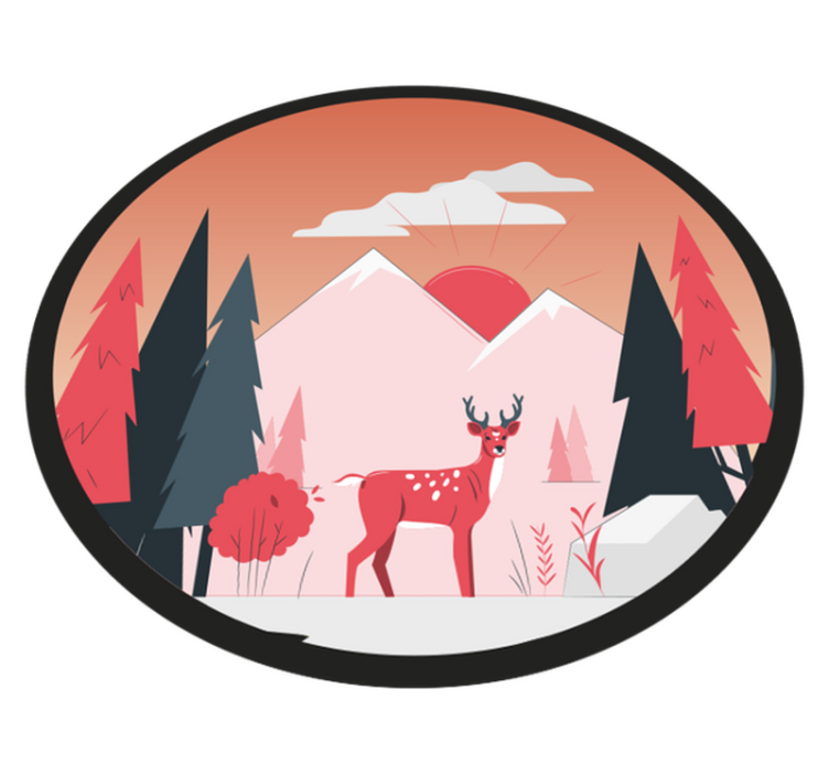 フォトミュラルネイチャー静かな自然の風景 - TENSTICKERS