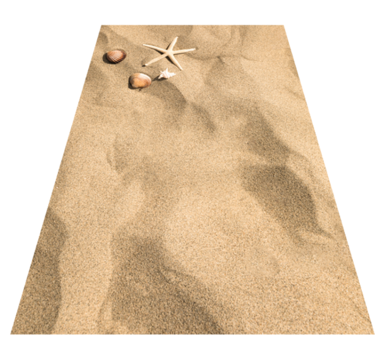 バルコニー用ビニルカーペット ビーチフロントの優雅さ - TENSTICKERS