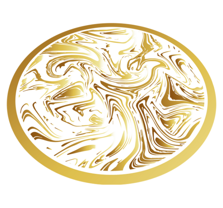 テクスチャー ビニールマット 大理石模様の渦巻きアクセント - TENSTICKERS