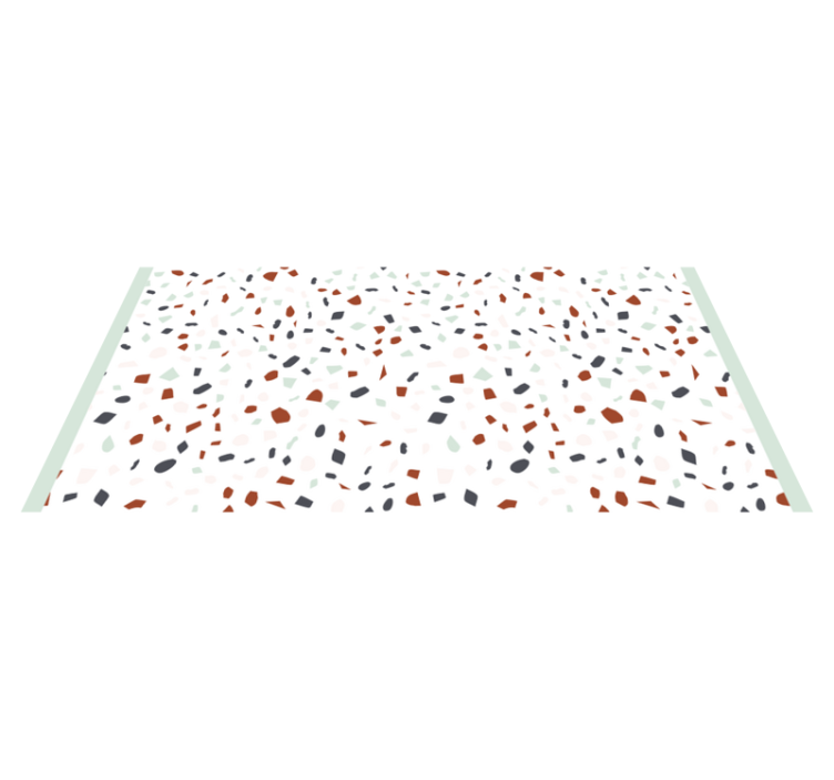 テクスチャー ビニールマット 抽象的なテラゾー - TENSTICKERS