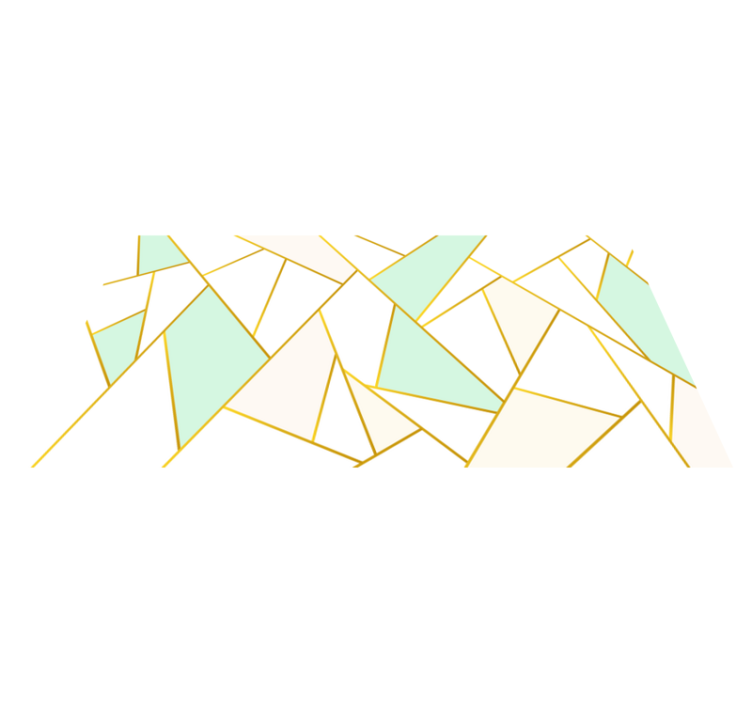 幾何学的な ビニールマット 角張ったパステルモザイク - TENSTICKERS