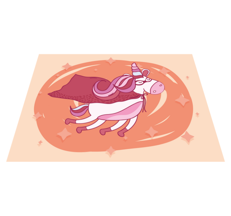 保育園 ビニールマット スーパーヒーローユニコーン - TENSTICKERS