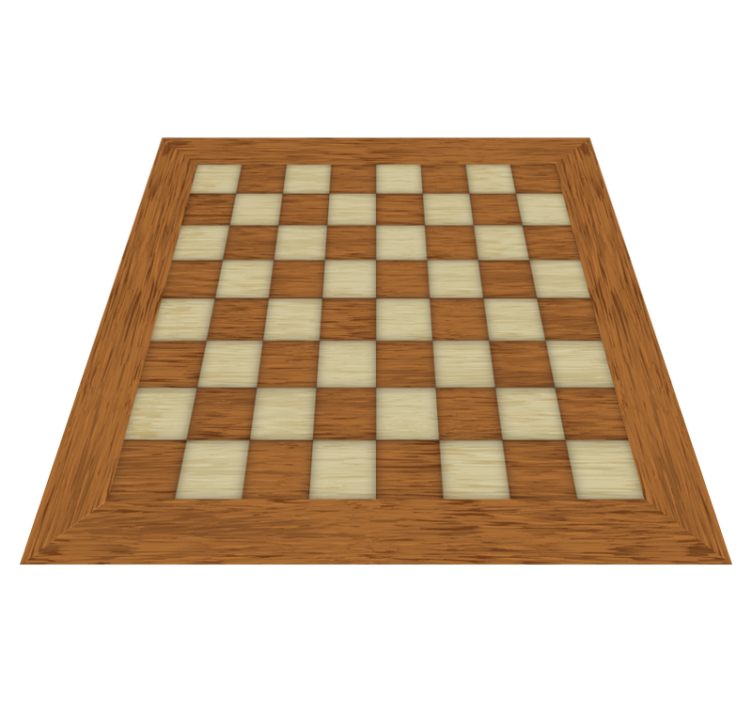 バスルームに1枚ビニールカーペット チェス盤 - TENSTICKERS