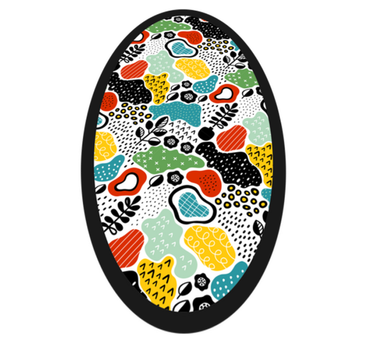 フォトミュラルネイチャー カラフルな自然の模様 - TENSTICKERS