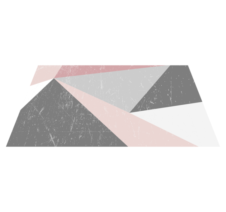 幾何学的な ビニールマット 幾何学的形状オーバーレイ - TENSTICKERS