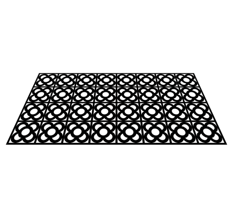 バルセロナの石畳のテクスチャカーペット - TENSTICKERS