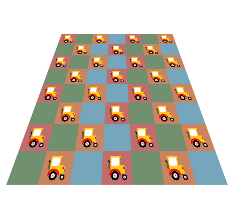 壁画 モアチルドレン トラクターパターン - TENSTICKERS