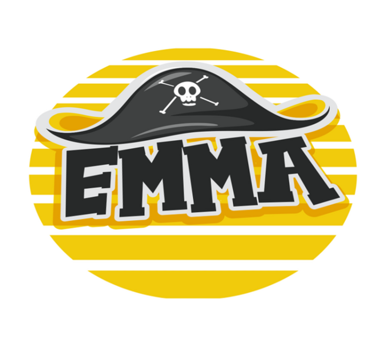 名前 ビニールマット 海賊をテーマにした - TENSTICKERS