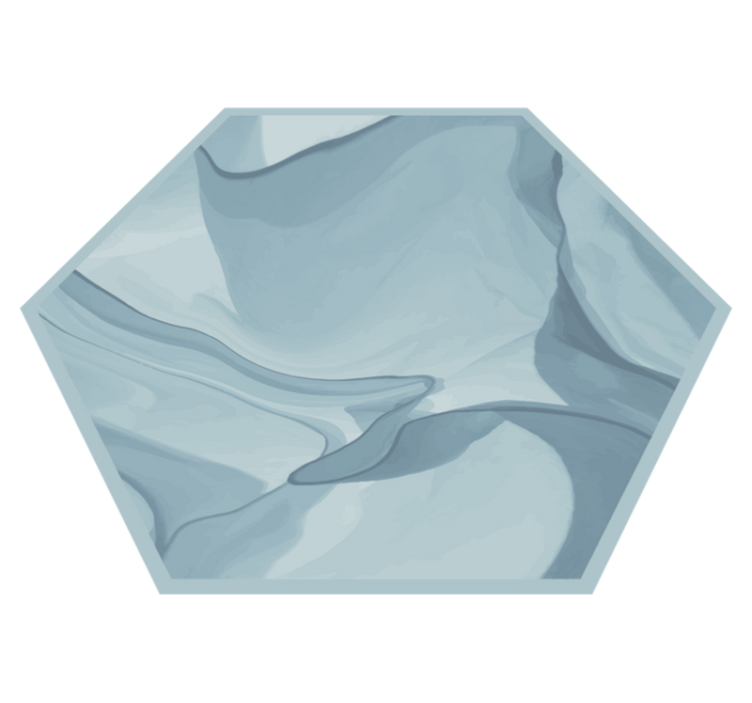 テクスチャー ビニールマット 抽象的な青い波 - TENSTICKERS