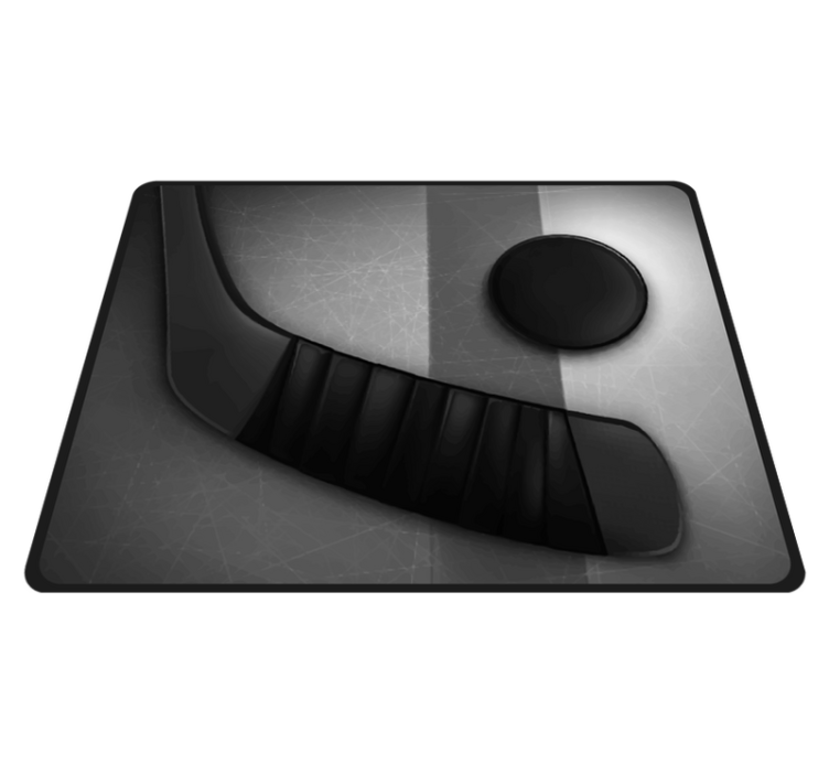 リアルなアイスホッケーゲームマット - TENSTICKERS