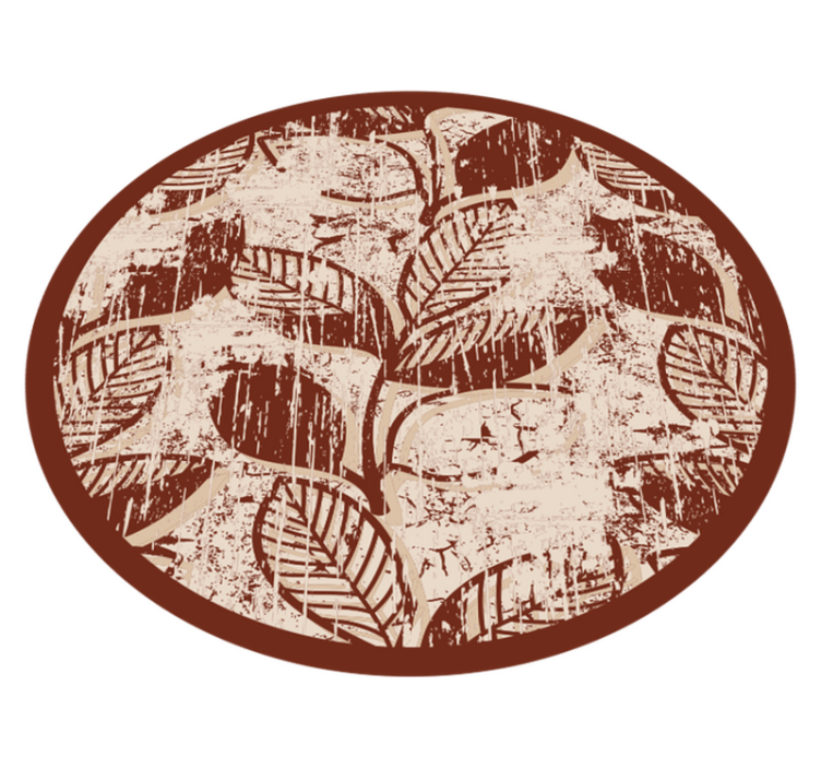 フォトミュラルネイチャーおしゃれな葉のパターン - TENSTICKERS