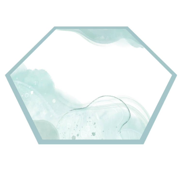 ミニマリスト ビニールマット ソフトアクアスワールズ - TENSTICKERS