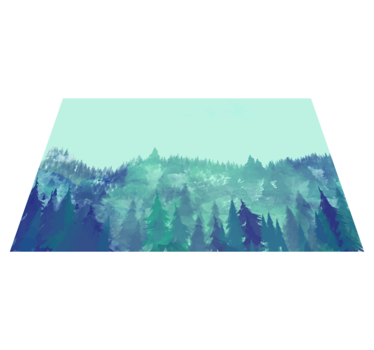 フォトミュラルネイチャー豊かな緑の森 - TENSTICKERS