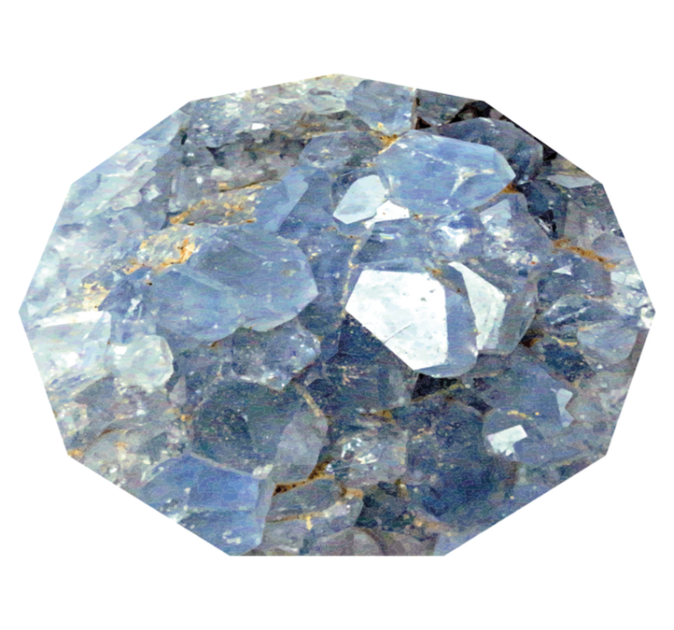 その他のテクスチャーの壁画氷河クリスタルパターン - TENSTICKERS