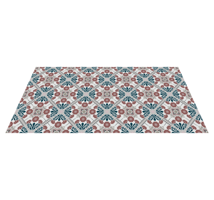 ビニール タイル カーペット 植物のアレンジメント - TENSTICKERS