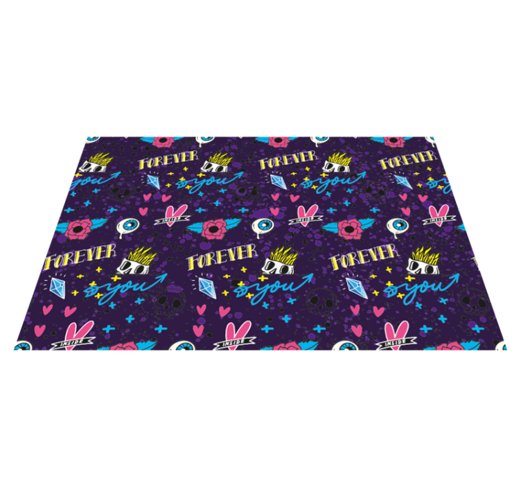 十代の若者たち ビニルマット あなたのデザインを永遠に - TENSTICKERS