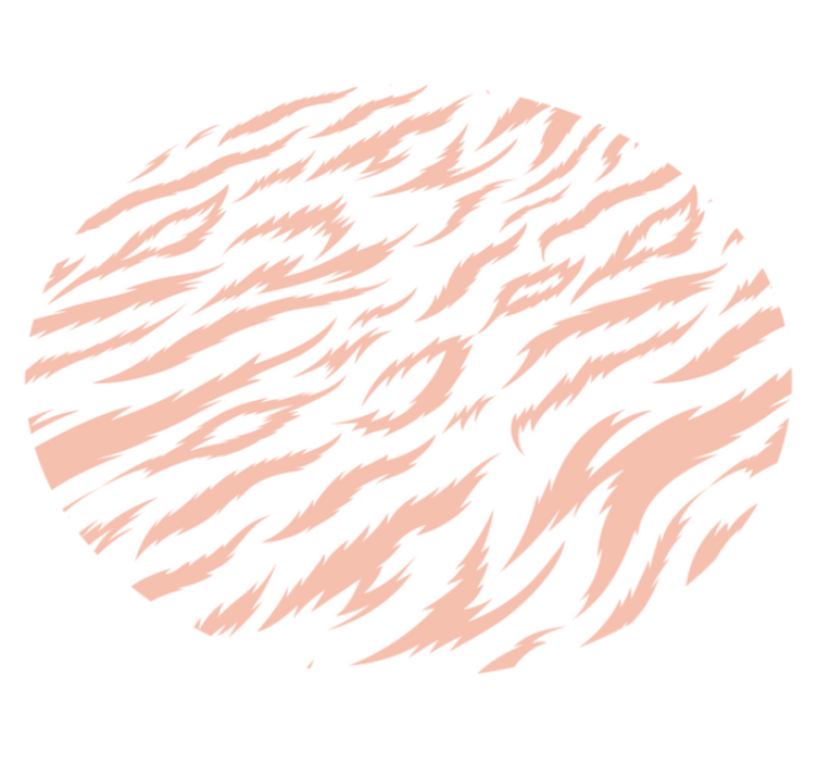 動物柄ビニールマットトラストライプ模様 - TENSTICKERS