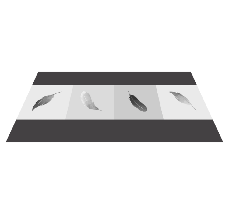 動物 ビニールマット 羽根のミニマリズム - TENSTICKERS