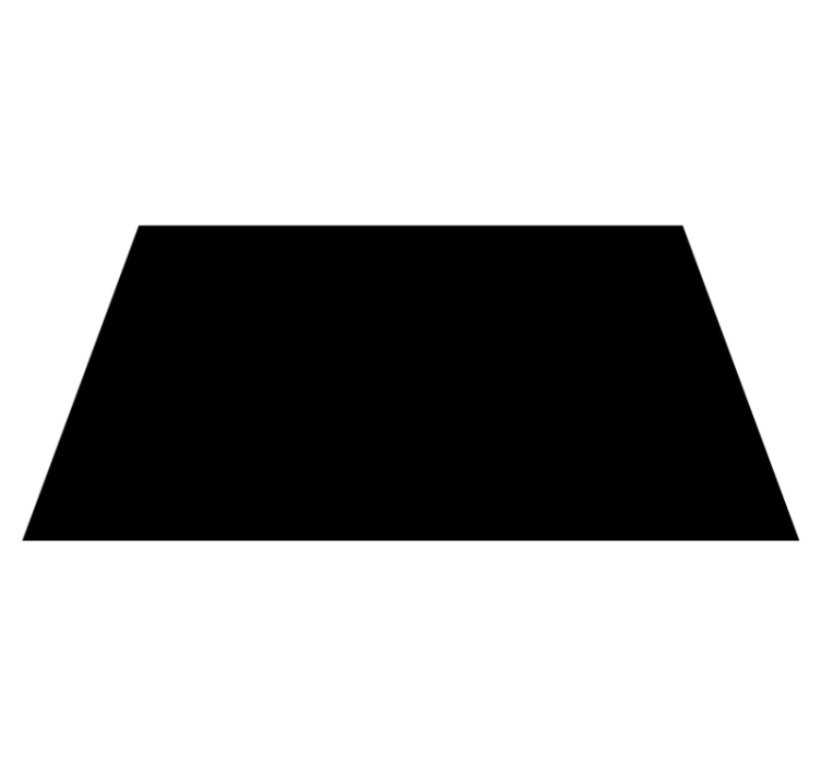 リビングルーム ビニールマット ブラック - TENSTICKERS