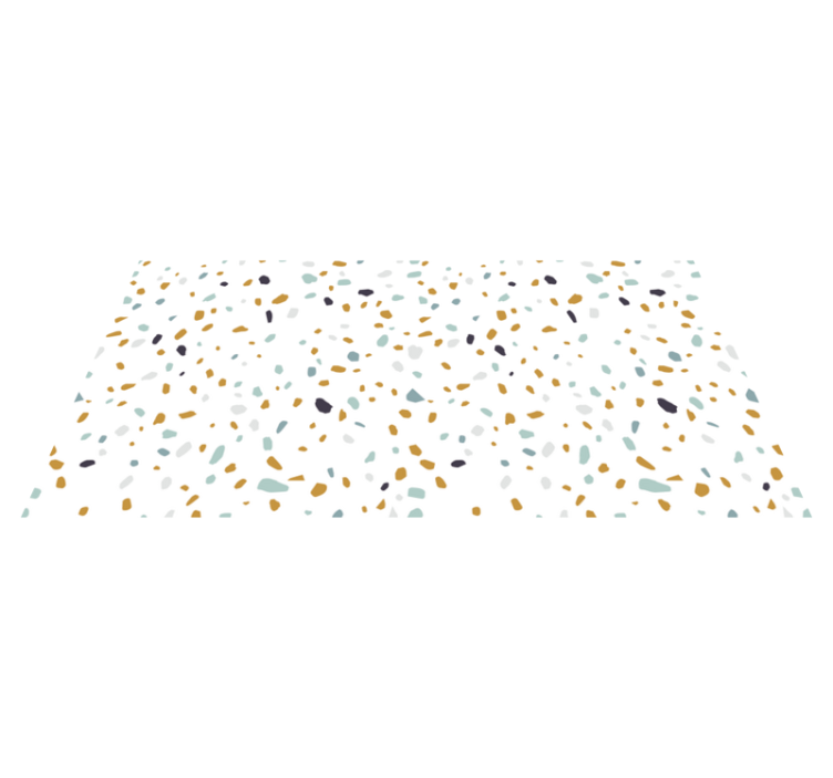 北欧スタイルのテラゾテクスチャカーペット - TENSTICKERS