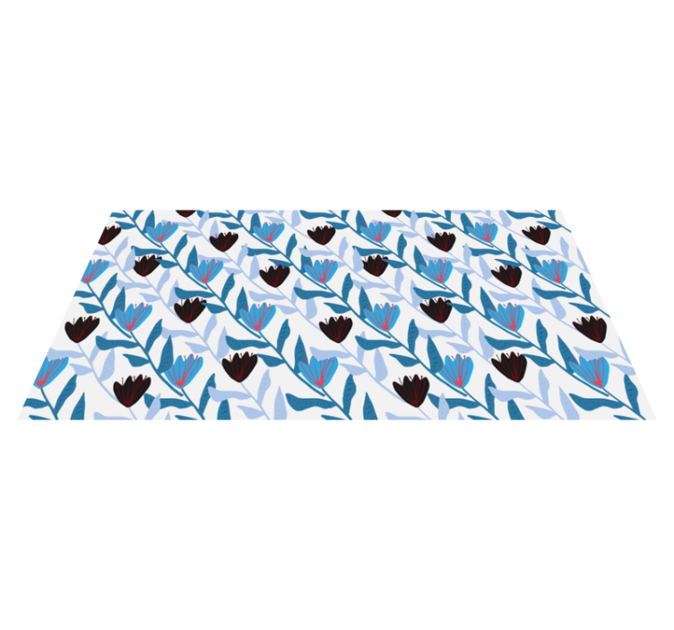 花と植物の壁画植物の葉のアレンジメント - TENSTICKERS