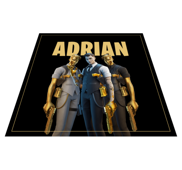 十代の若者たち ビニルマット カスタムトリオキャラクター - TENSTICKERS