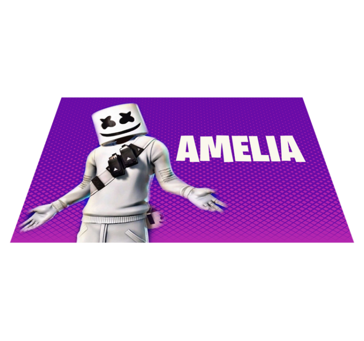 十代の若者たち ビニルマット djフィギュア付き - TENSTICKERS