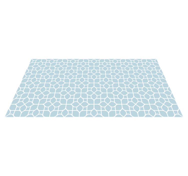 幾何学的なビニールマット白と灰色の要素 - TENSTICKERS