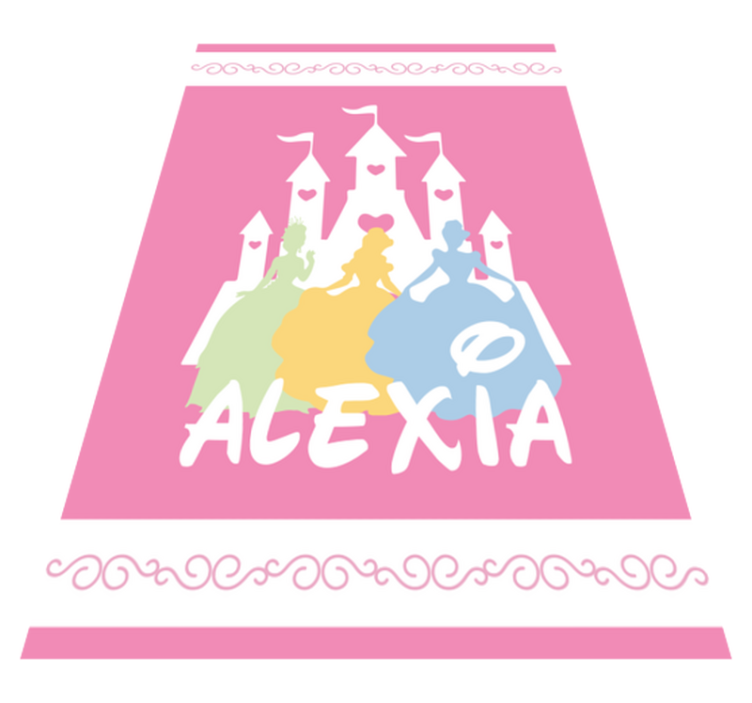 名前 ビニールマット おとぎ話の城 - TENSTICKERS