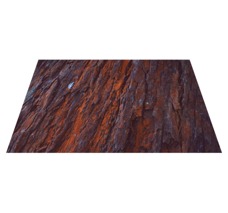 木効果 ビニールマット 素朴な樹皮 - TENSTICKERS