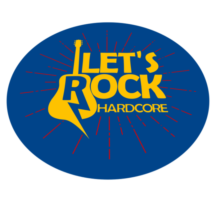 円形 ビニールマット エレキギター トリビュート - TENSTICKERS