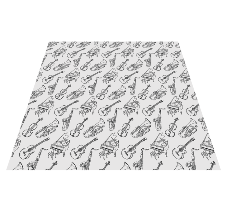 テクスチャー ビニールマット 楽器コレクション - TENSTICKERS