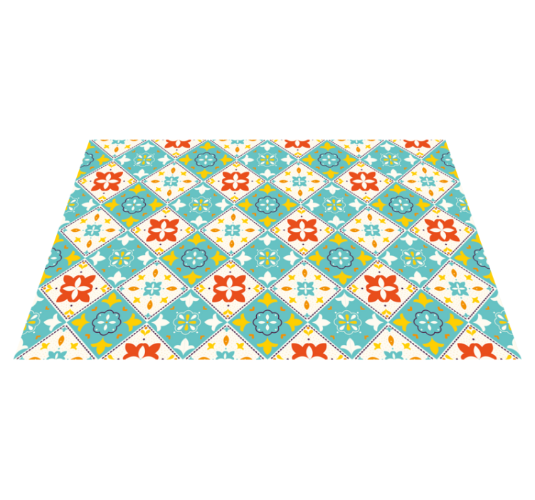 ビニール タイル カーペット 植物にインスパイアされたスタイル - TENSTICKERS