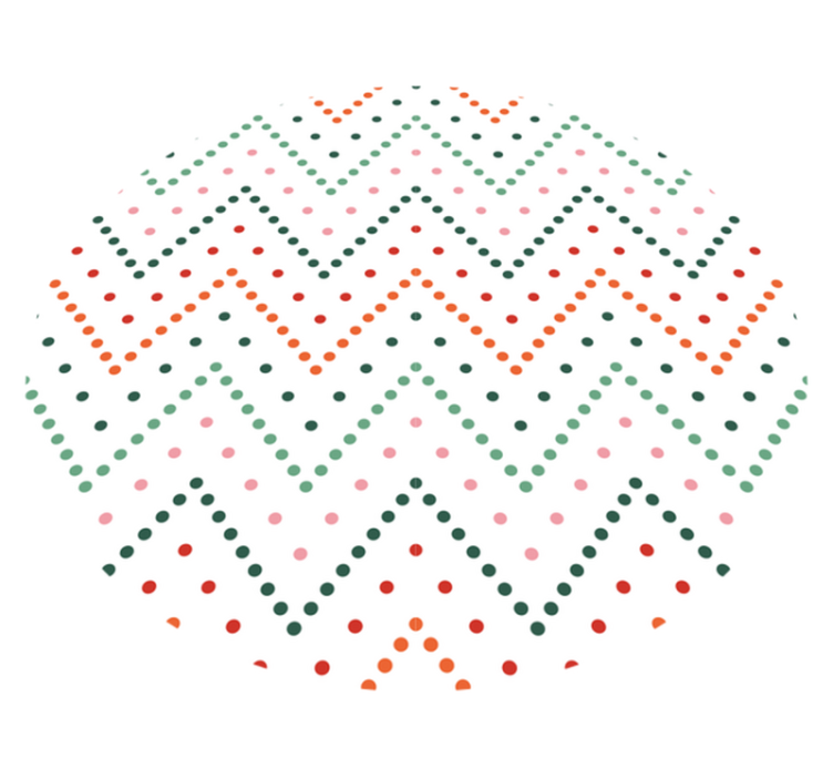 出演者 ビニールマット シェブロンドットパターン - TENSTICKERS