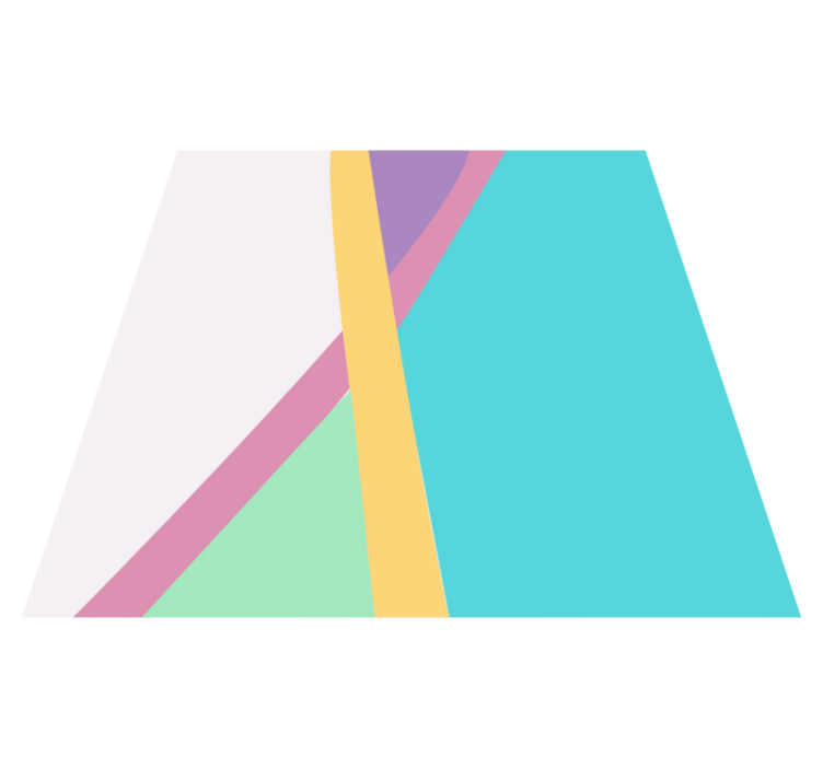 現代のビニールマット カラフルな抽象層 - TENSTICKERS