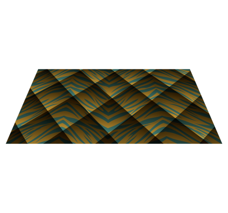 動物柄 ビニール マット タイガーストライプのコンセプト - TENSTICKERS