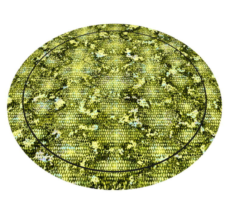 動物柄 ビニール マット 爬虫類の緑色の皮 - TENSTICKERS