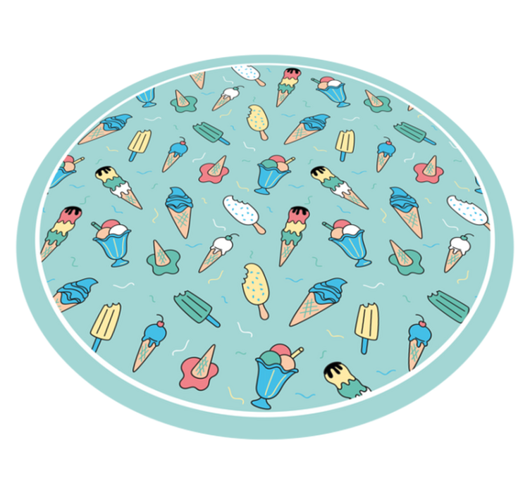 壁画 モアチルドレン 冷たいおやつの喜び - TENSTICKERS