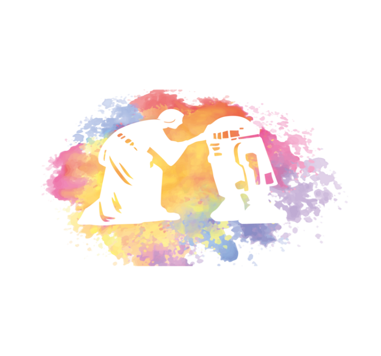 十代の若者たち ビニルマット アクアレラ銀河の物語 - TENSTICKERS