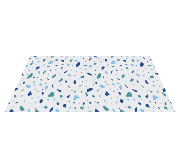 大理石ビニールラグカラフルパターン - TENSTICKERS