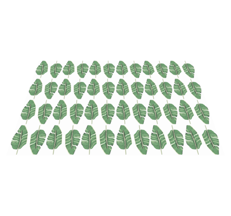 フォトミュラルネイチャー豪華な葉のモチーフ - TENSTICKERS