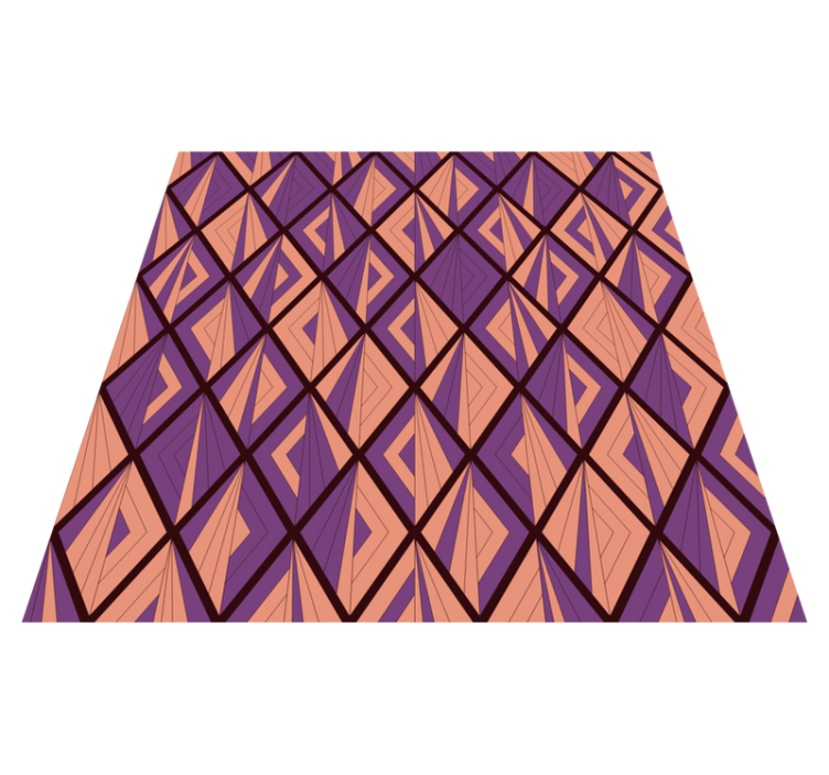 幾何学的な ビニールマット 幾何学模様の調和 - TENSTICKERS