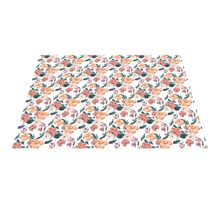 花と植物の壁画 植物の花 - TENSTICKERS