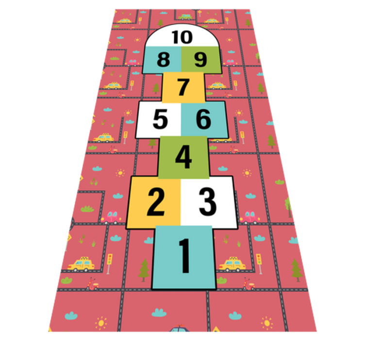 ゲーム ビニールマット 石けり遊び - TENSTICKERS