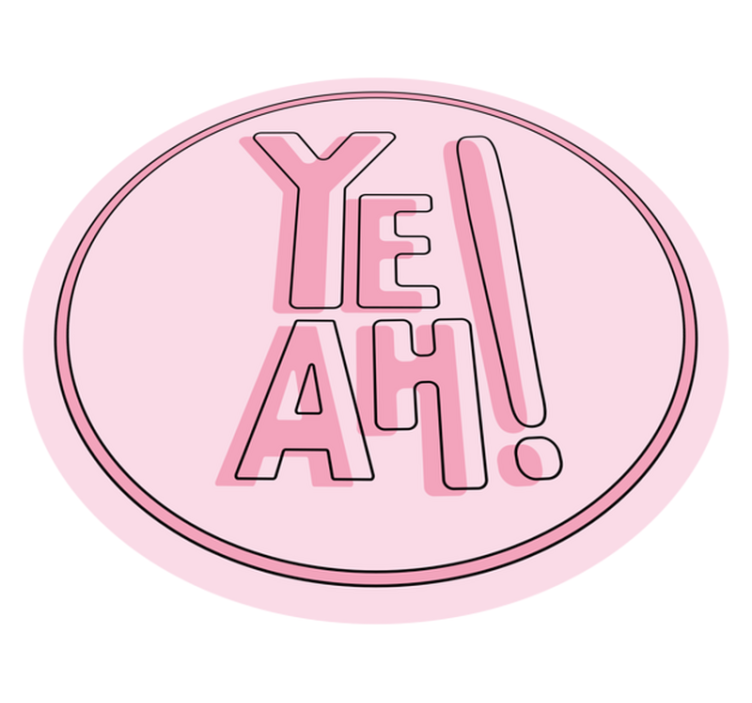 フレーズ ビニールマット 表現力豊かなテキストモチーフ - TENSTICKERS