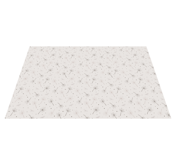 花と植物の壁画 タンポポ模様 - TENSTICKERS