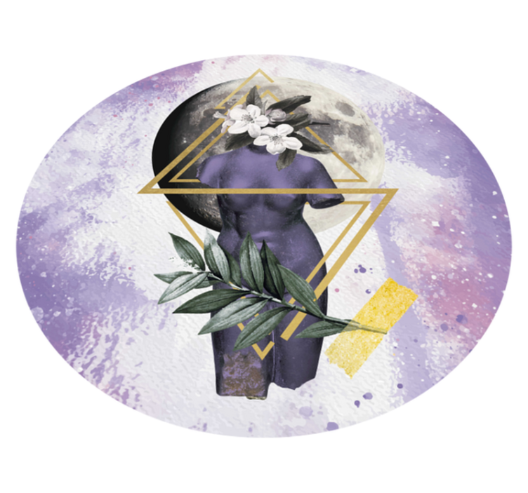 デジタルコラージュモダンラグ - TENSTICKERS