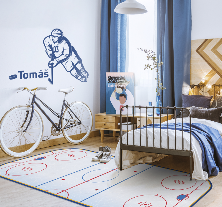 アイスホッケーピッチゲームマット - TENSTICKERS