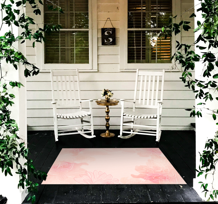 花と植物の壁画 花の静けさ - TENSTICKERS