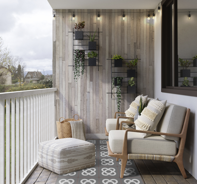 カーペットポリ塩化ビニールパノットバルセロナモザイク - TENSTICKERS